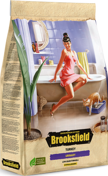 Brooksfield Полнорационный корм для взрослых кошек PН контроль (индейка)